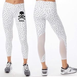 Rare Soulcycle white leggings